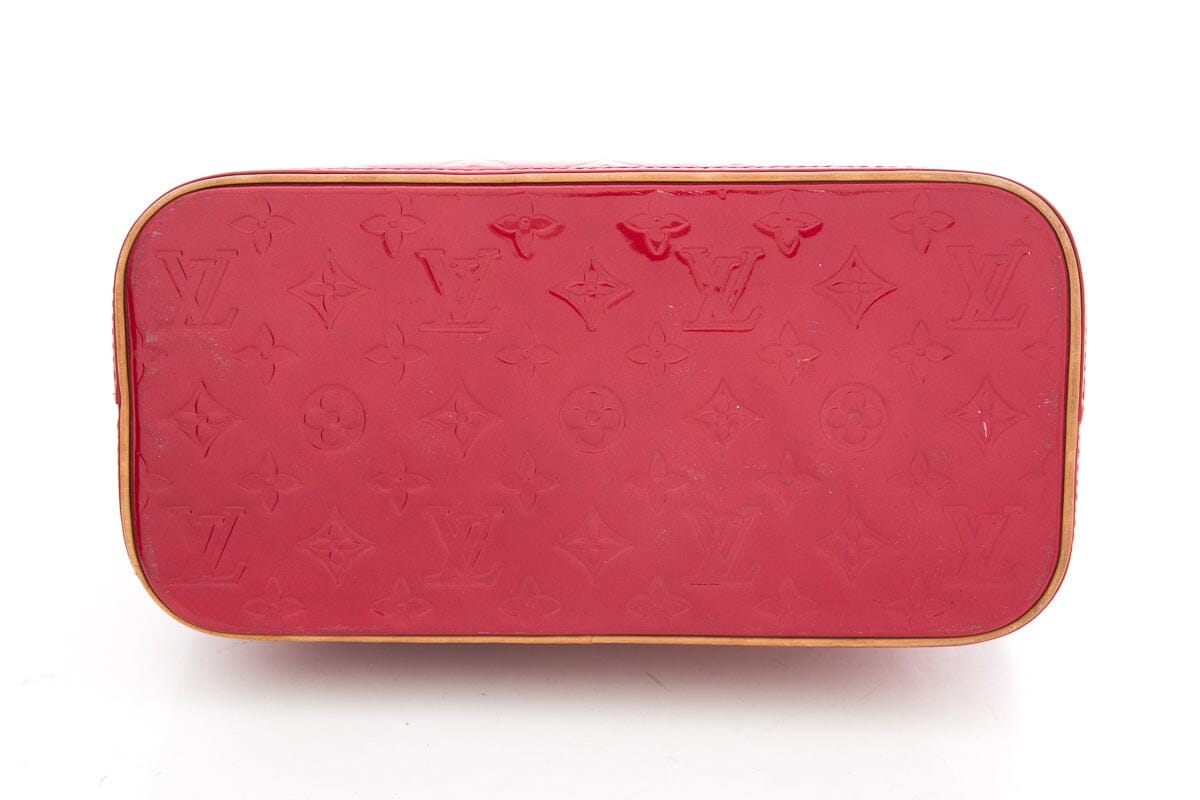 Louis Vuitton Red Monogram Vernis Handbag