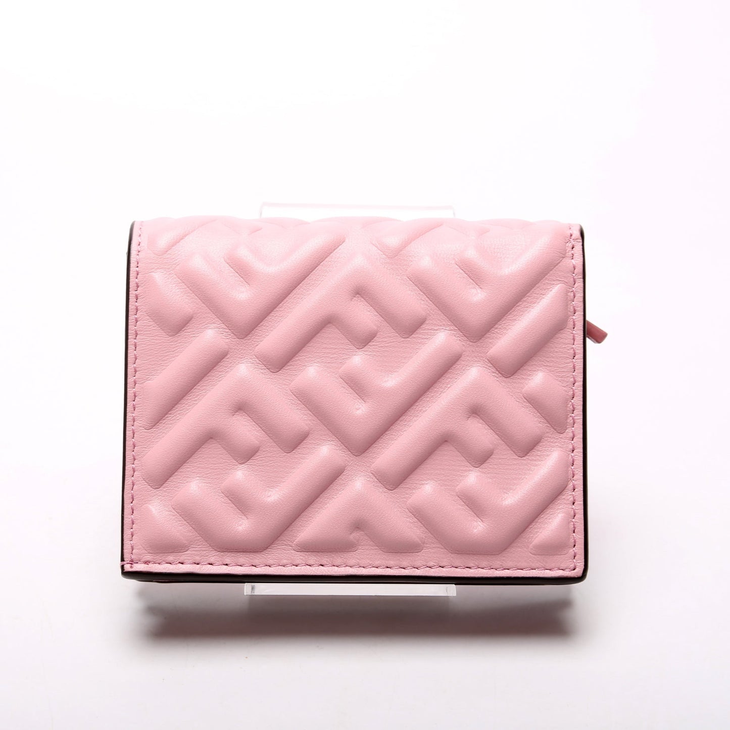 Fendi Embossed Card Holder Wallet