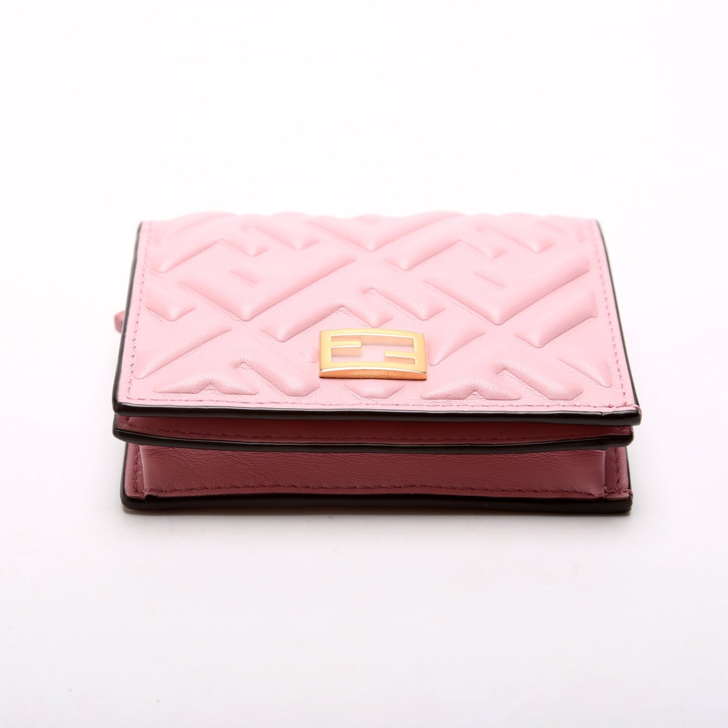 Fendi Embossed Card Holder Wallet