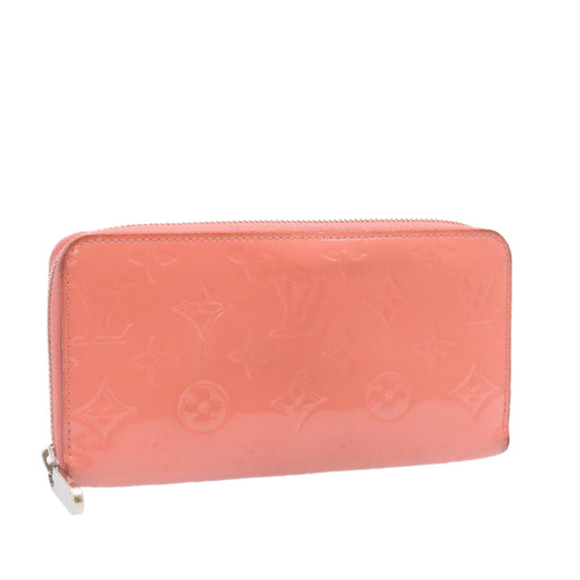 Louis Vuitton Pink Patent leather Zippy wallet wallet accessories