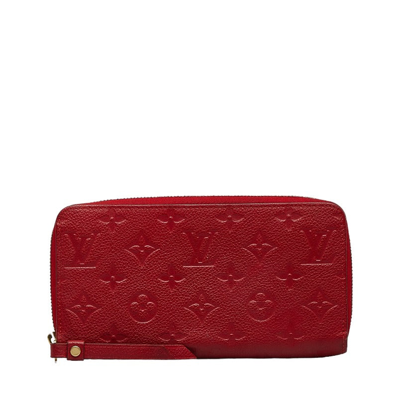 Louis Vuitton Monograms Portfolio Clementine Roundfassner Long Wallet M60169 Red Leather Ladies Louis Vuitton (London)