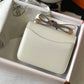 HM Constance 23 Pattern Crocodile White For Women, Handbags, Shoulder Bag 9in/23cm