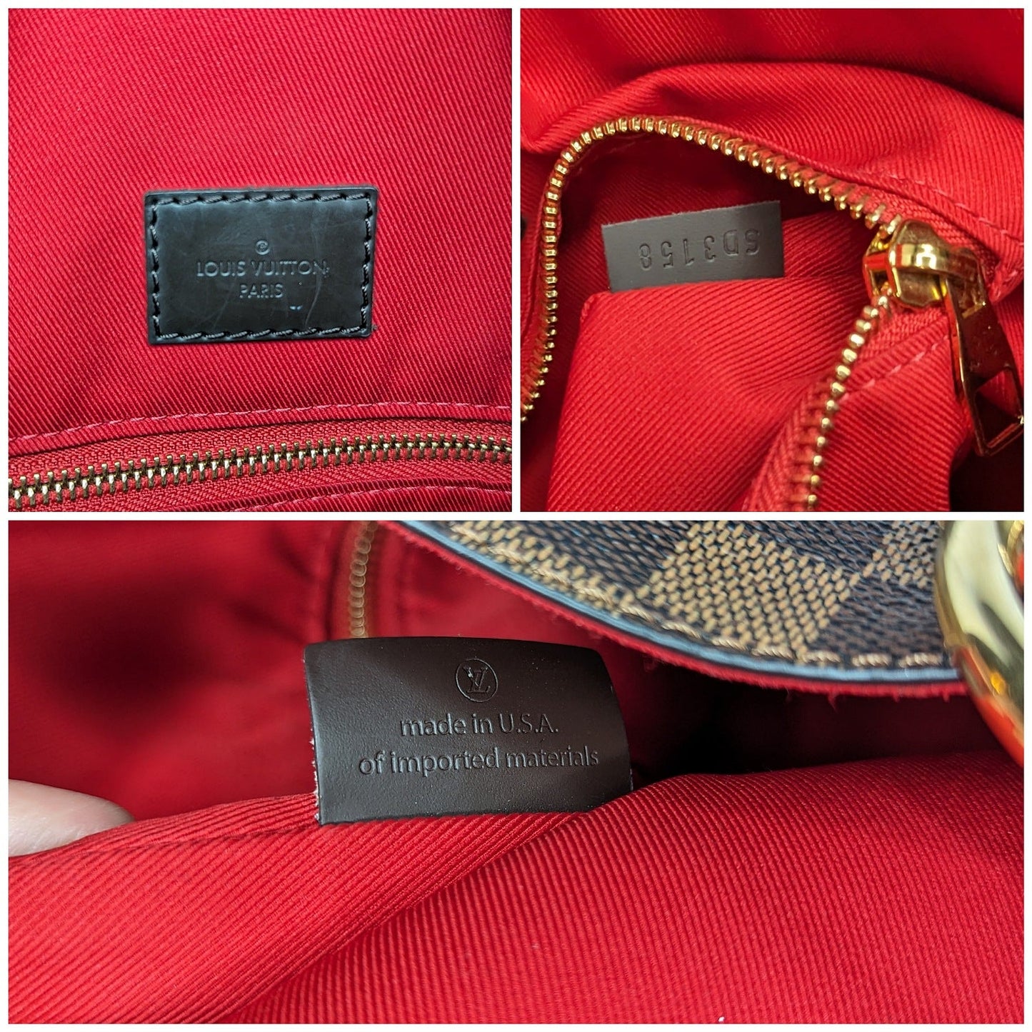 Louis Vuitton Damier Ebene Graceful PM Hobo