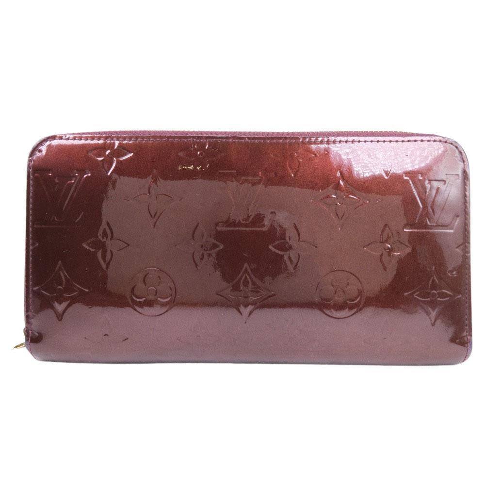 Louis Vuitton Bordeaux Patent leather Portefeuille zippy wallet accessories