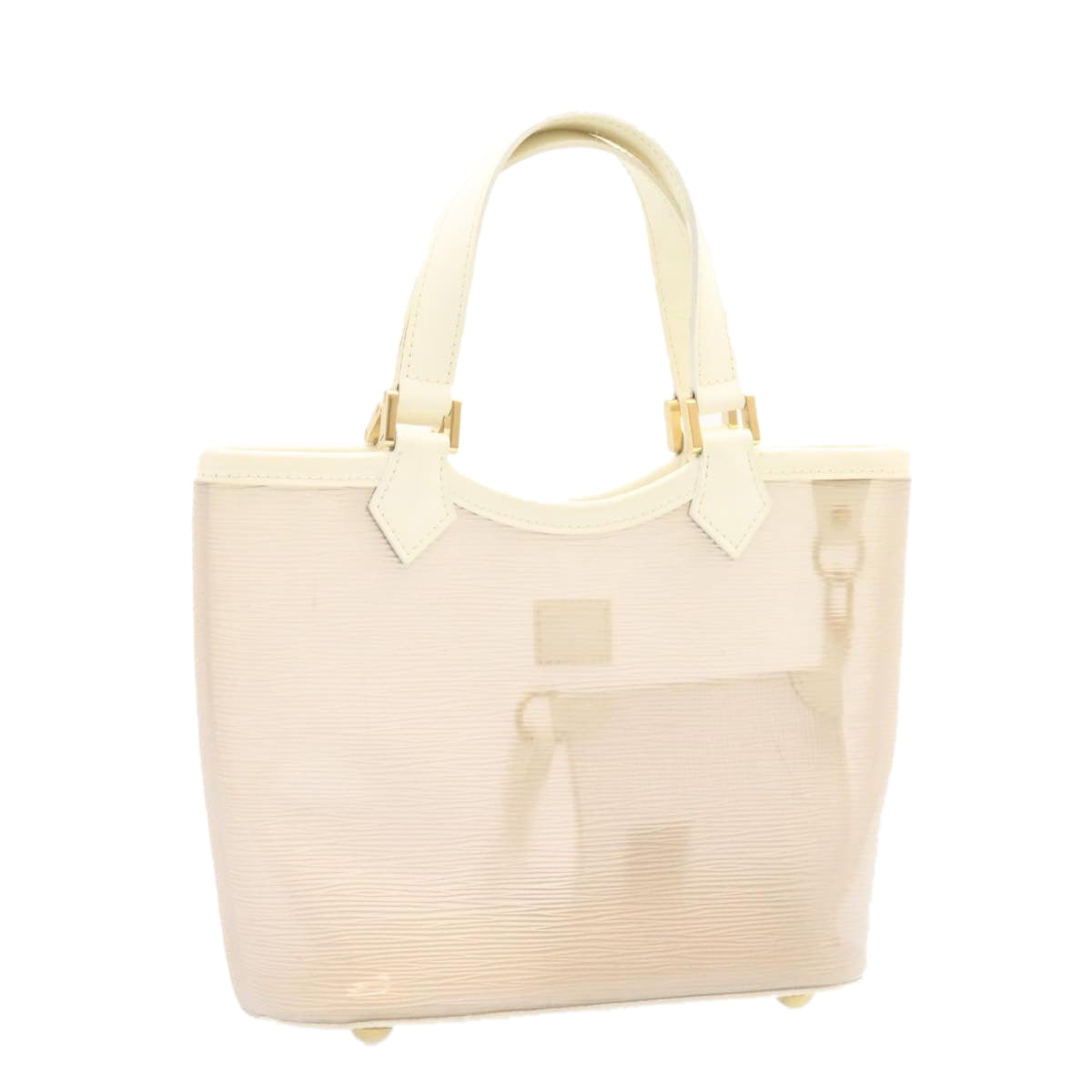 Louis Vuitton White Velvet Lagoon Bay tote bag