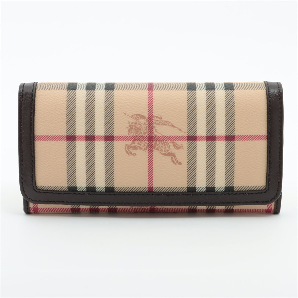 Burberry Leather Long Wallet Beige