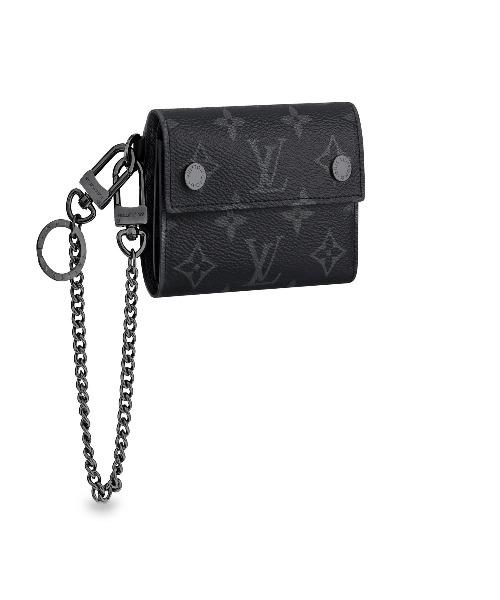 Louis Vuitton Rivets Chain Wallet Epi Leather