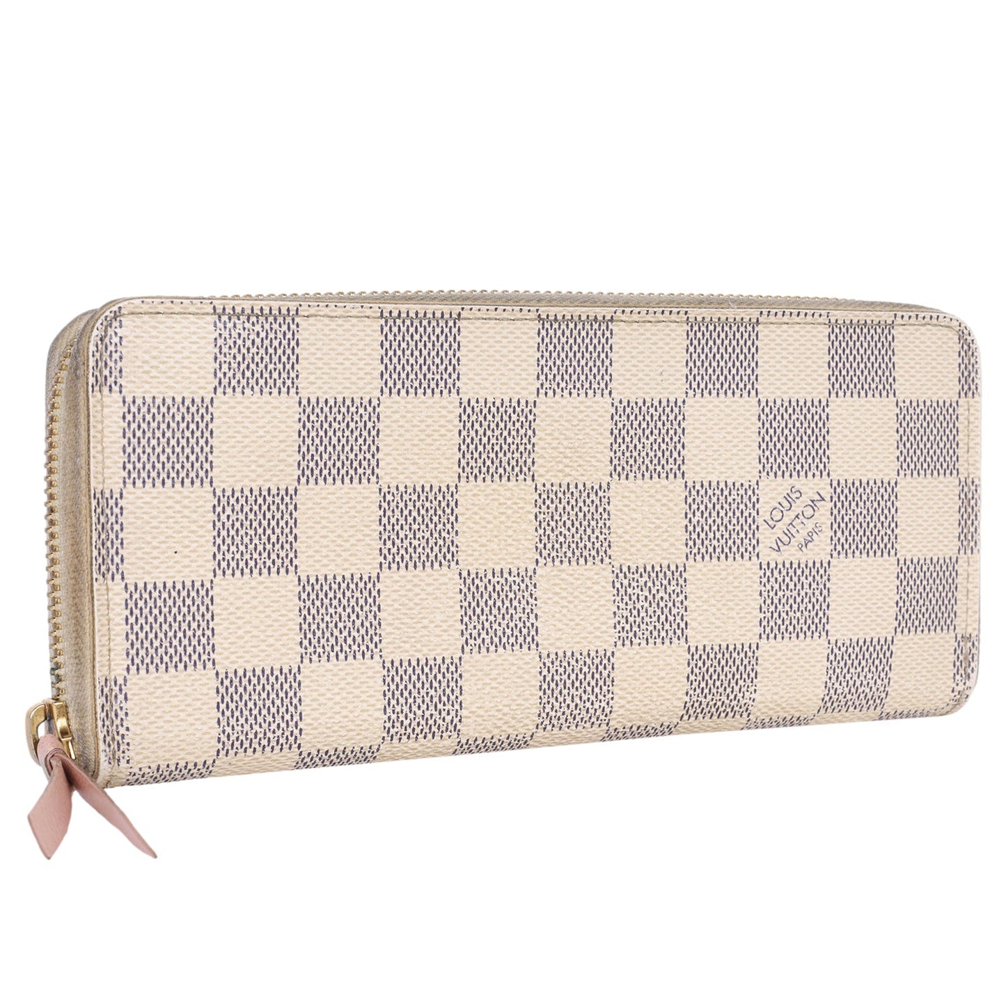 Damier Azur Canvas Zippy Wallet (Authentic Pre-Owned)