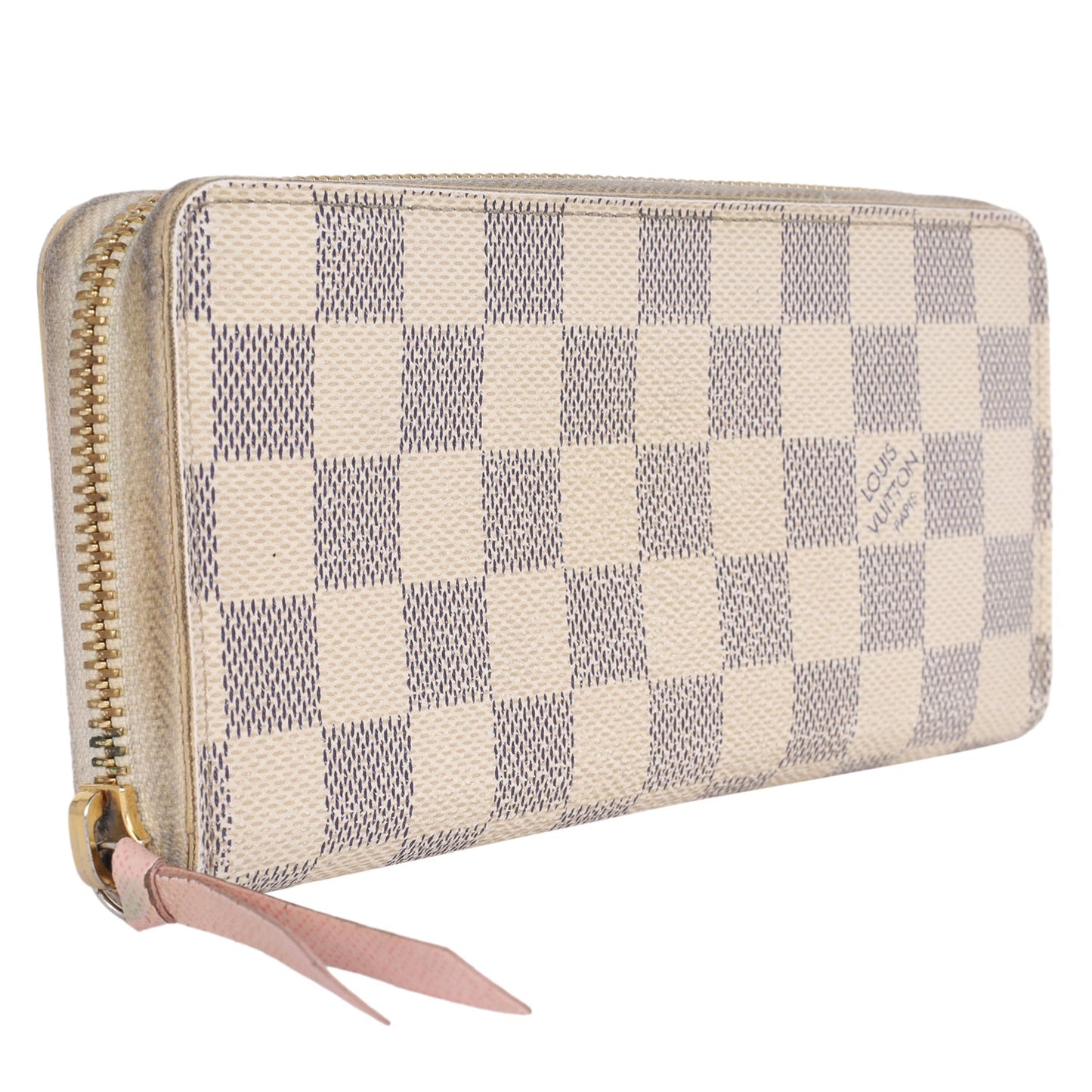 Damier Azur Canvas Zippy Wallet (Authentic Pre-Owned)