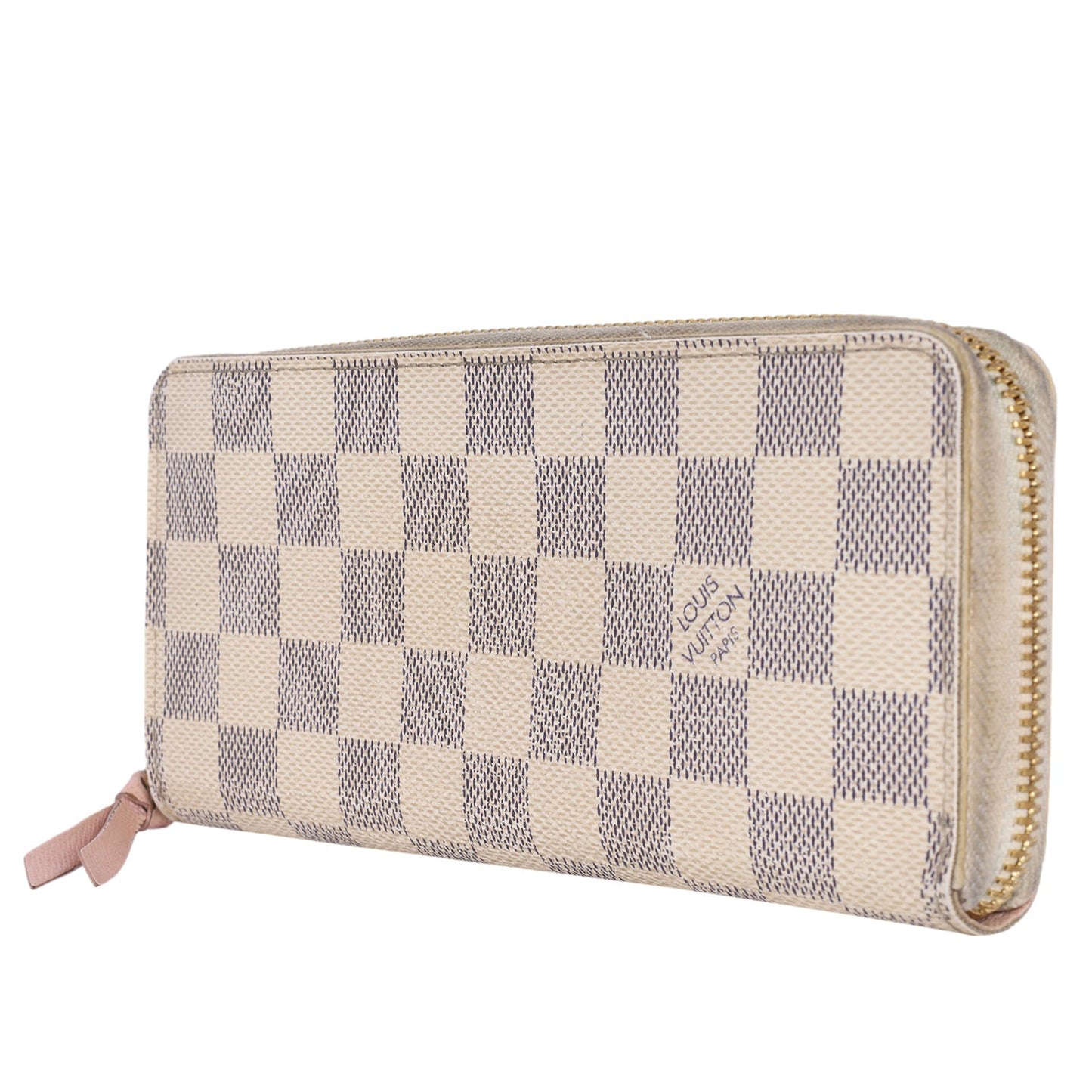 Damier Azur Canvas Zippy Wallet (Authentic Pre-Owned)