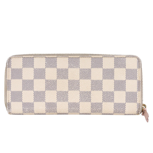 Damier Azur Canvas Zippy Wallet (Authentic Pre-Owned)