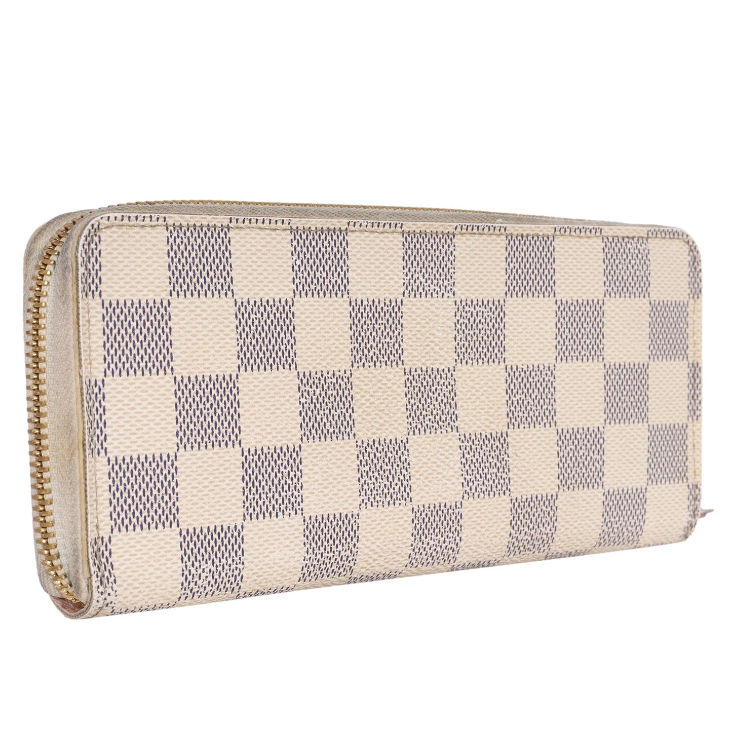 Damier Azur Canvas Zippy Wallet (Authentic Pre-Owned)