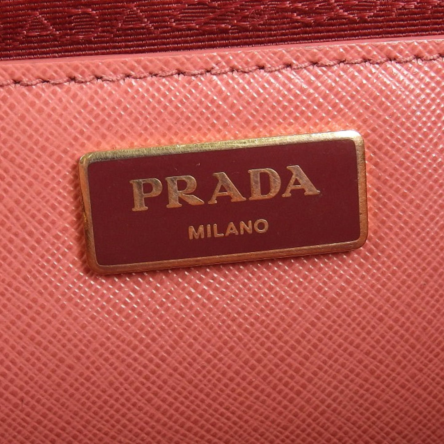 Prada handbag Saffiano pink series BN1786