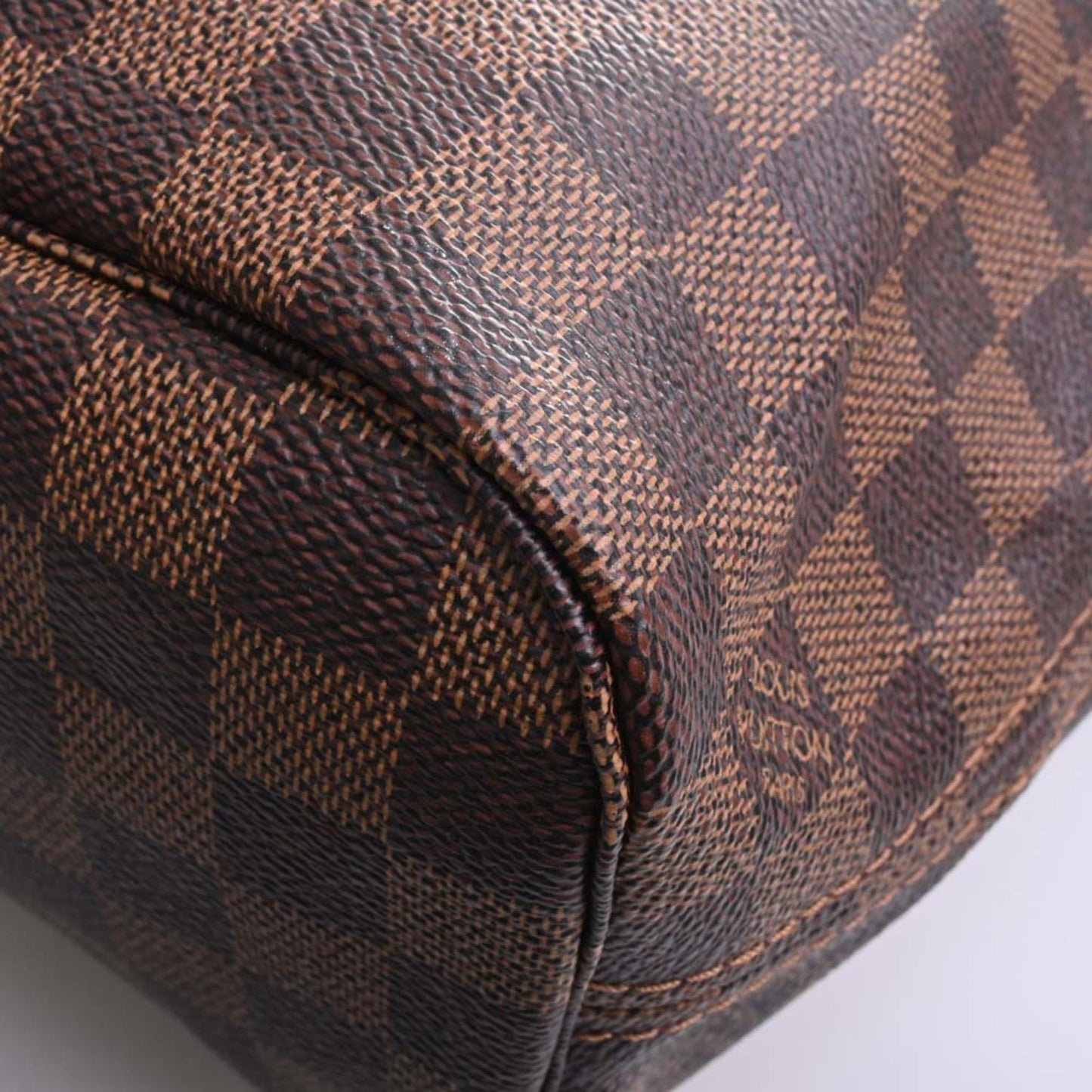 LOUIS VUITTON Damier Neverfull PM Tote Bag N51109 Brown Women's