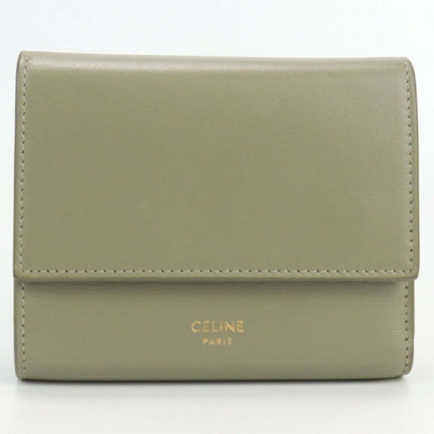 Celine Small Trifold 10B57 3CQP Wallet with Coin Purse Leather Ladies