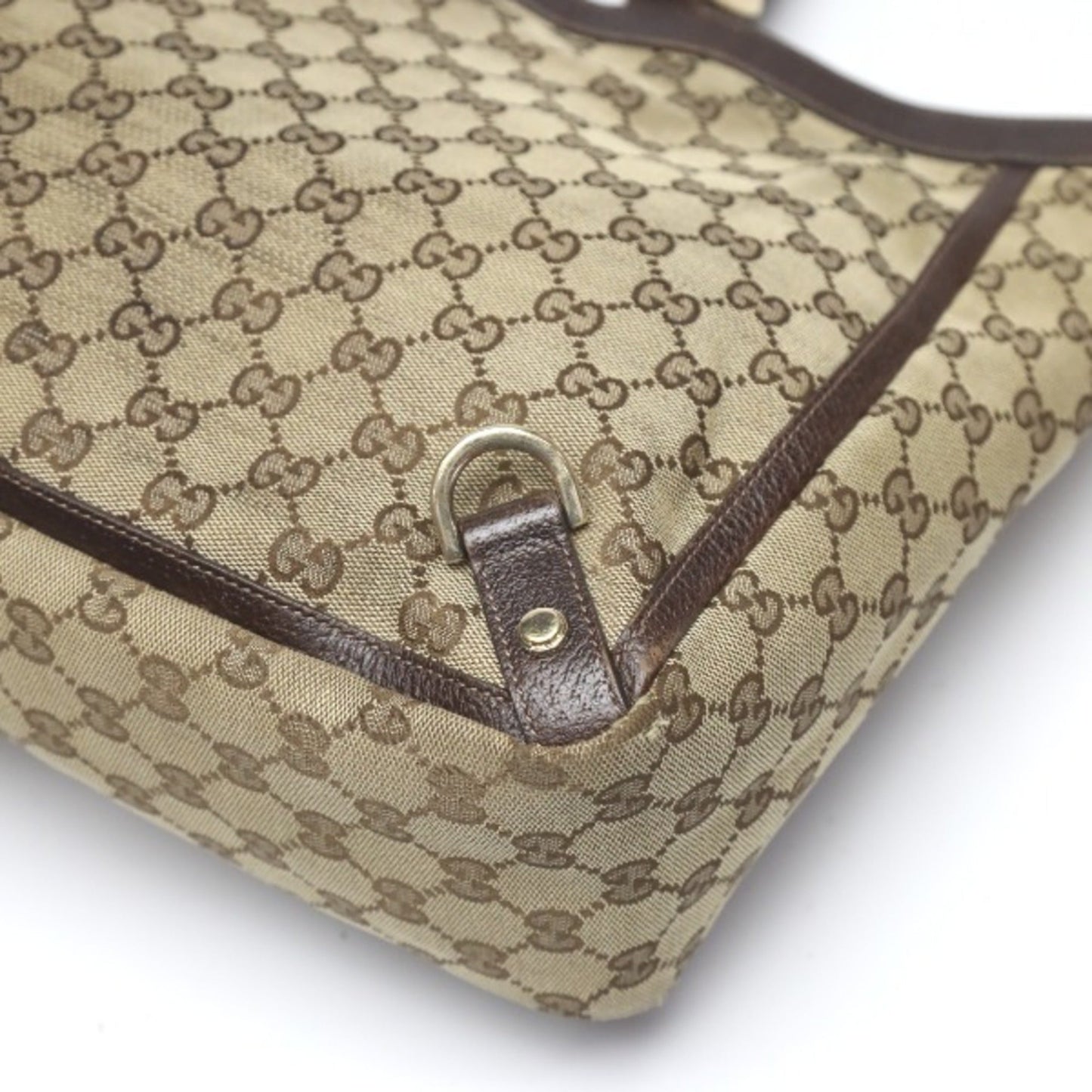 GUCCI handbag GG pattern  brown tote bag