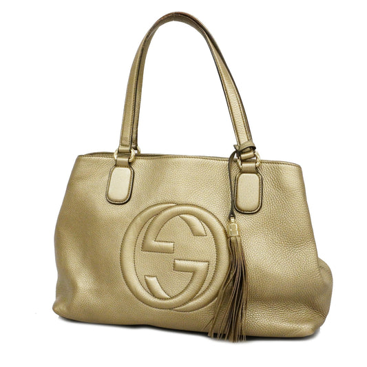 Gucci Soho Shoulder Bag 308363 Women's Leather Handbag,Shoulder Bag,Tote