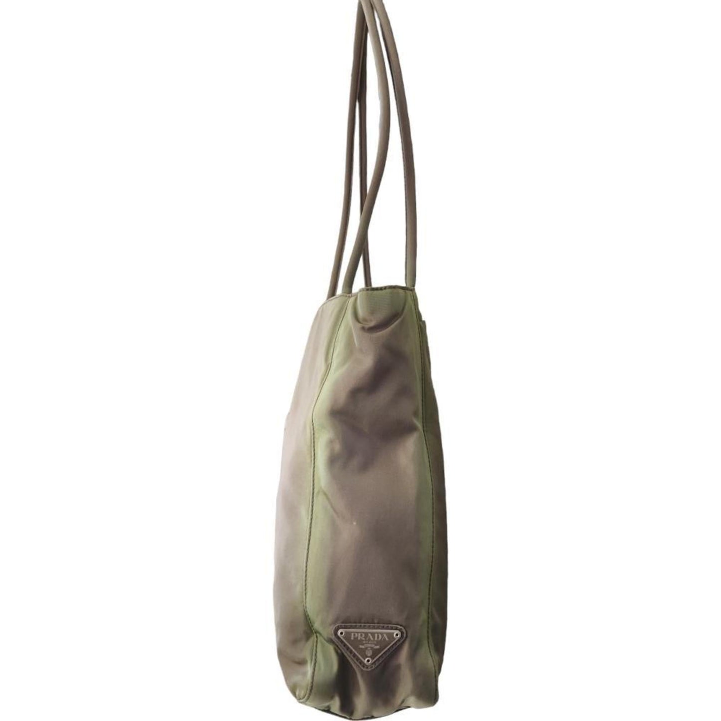 PRADA test tote bag B8556 unisex khaki green