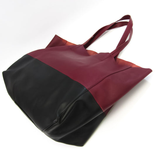 Celine Women's Leather Shoulder Bag Black,Bordeaux