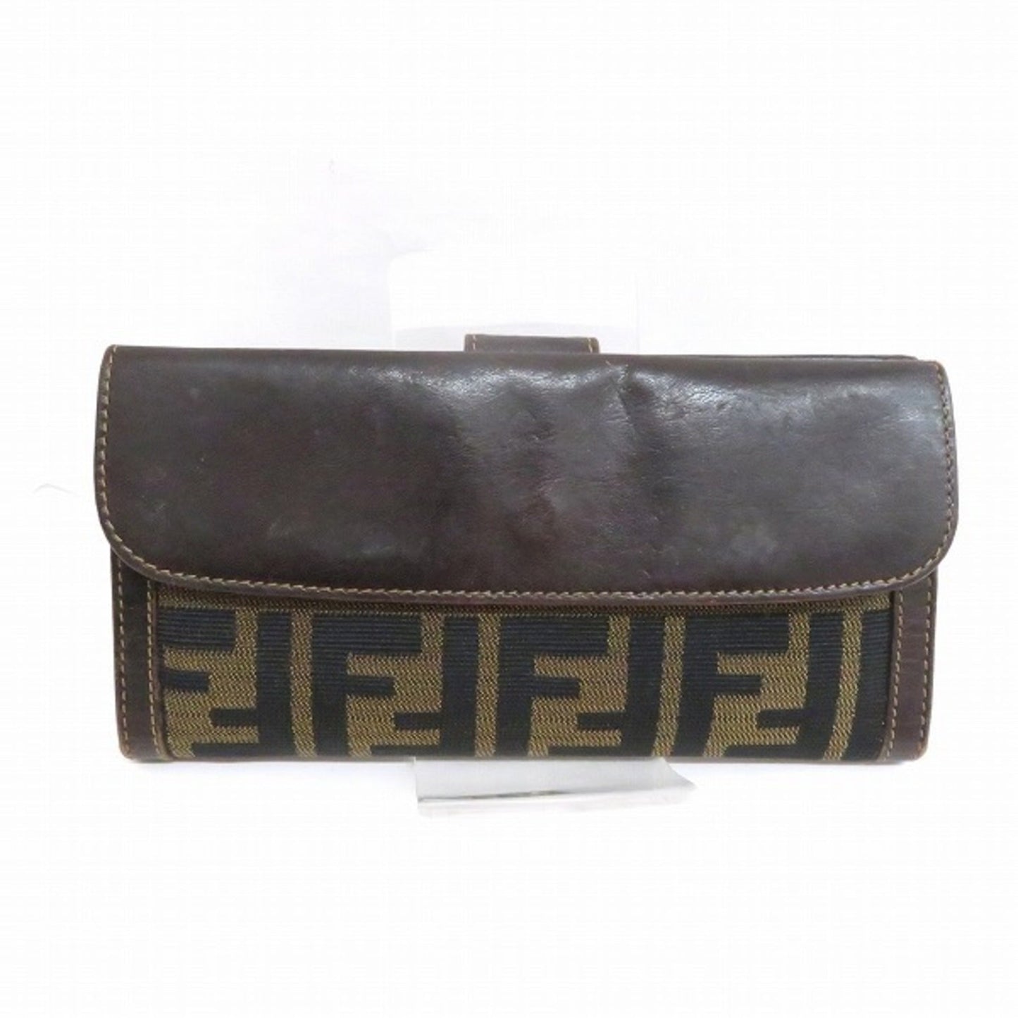 Fendi Zucca long wallet 2 fold unisex