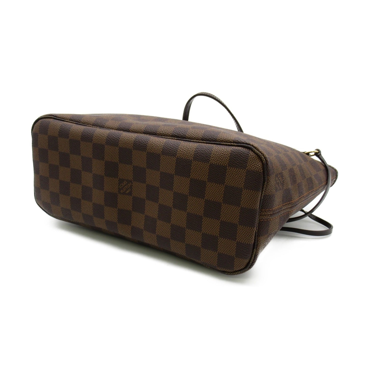 LOUIS VUITTON Neverfull PM Tote Bag Brown Ebene Damier PVC coated canvas N51109