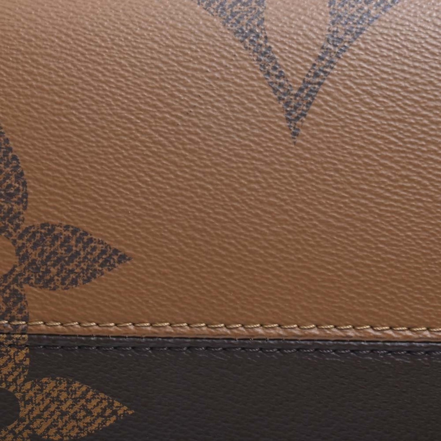 LOUIS VUITTON Giant Monogram Reverse On the Go GM 2WAY Tote Bag M45320 Brown Women's