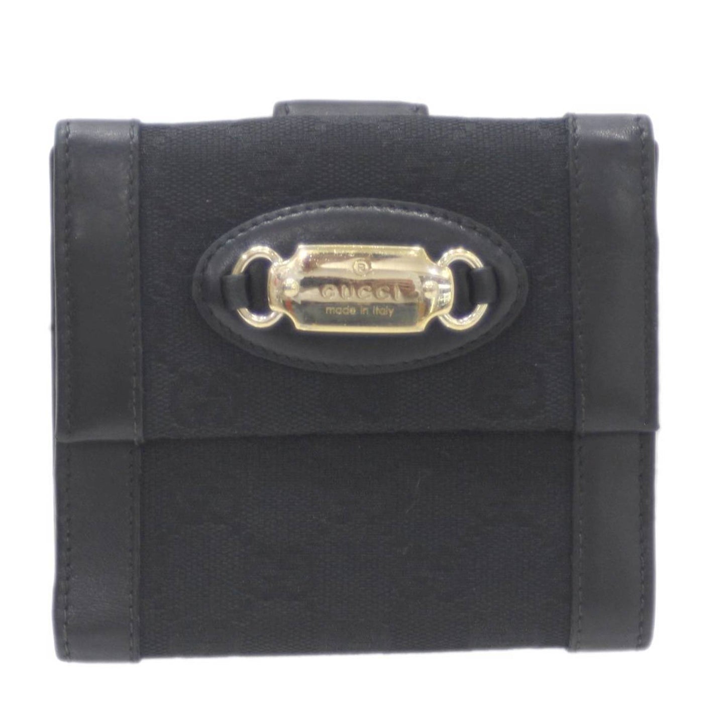 GUCCI Bifold Wallet GG Campus Black