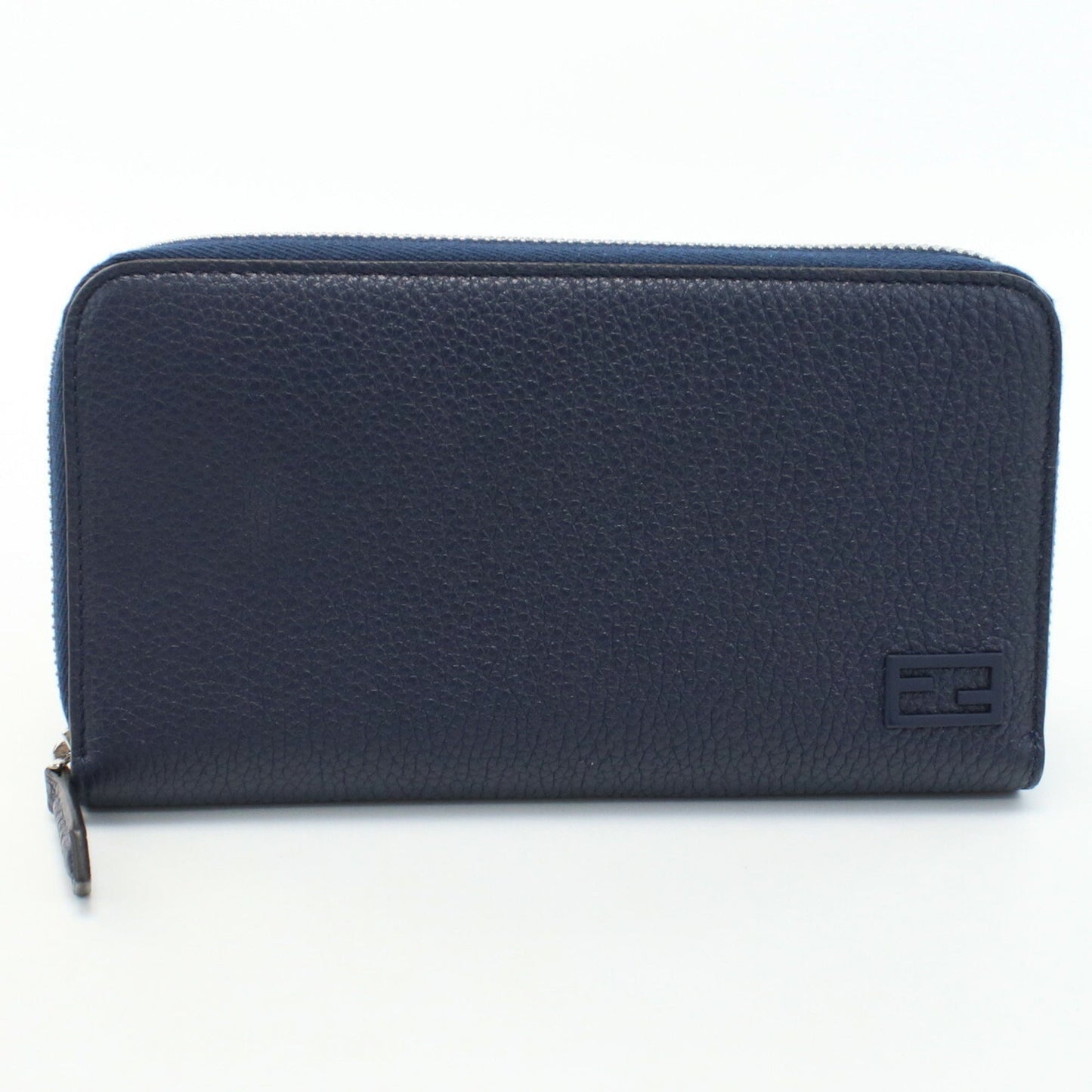 FENDI Zip Around Wallet 7M0210 AG Long Round Leather Unisex