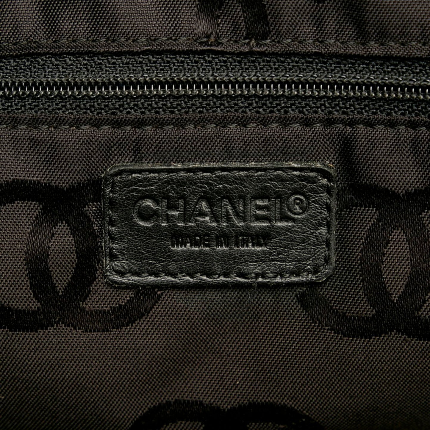 Chanel wild stitch handbag black leather ladies CHANEL