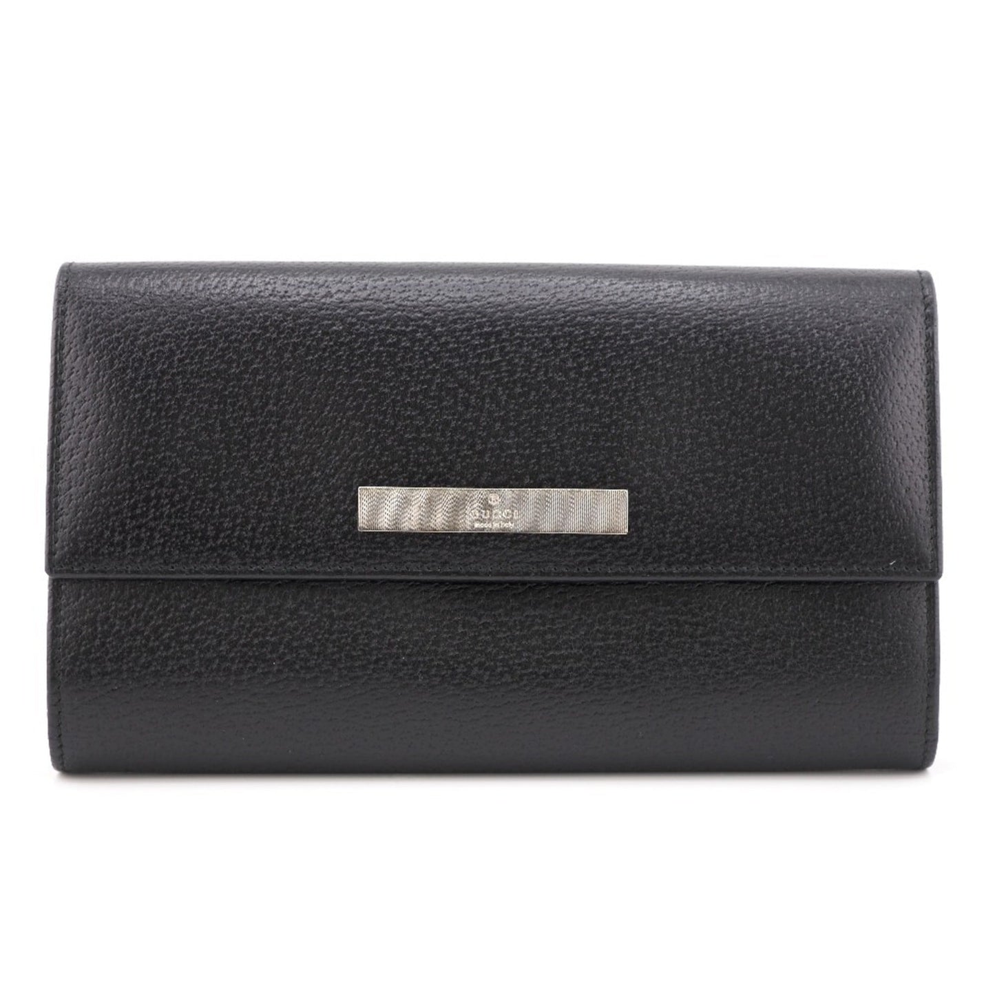 GUCCI 035.2149 Logo Long Wallet Black Men's