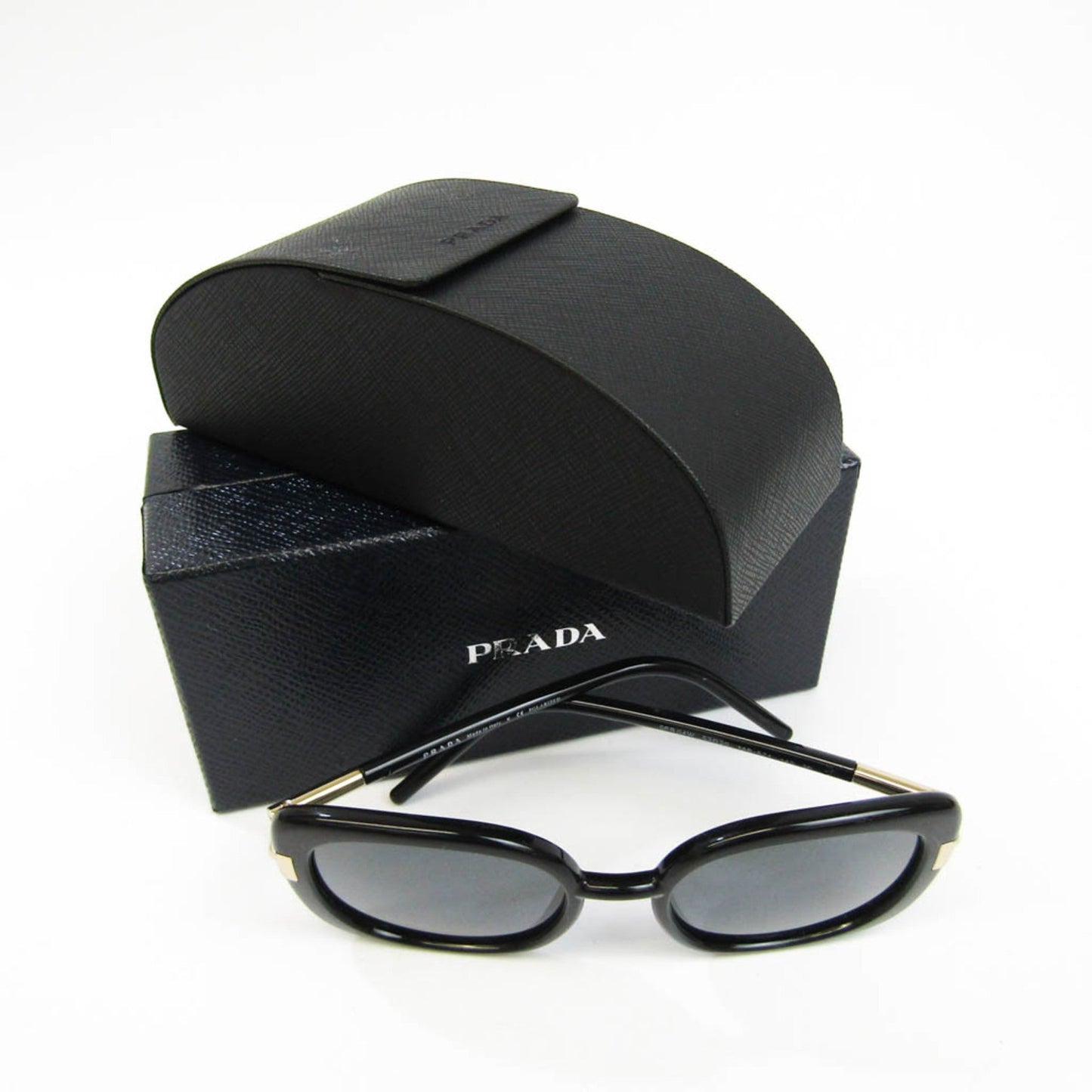 PRADA Men,Women Sunglasses Black Square SPR04W