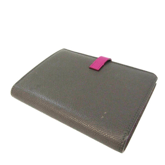 Celine Medium Multi-function 104813 Women's Leather Wallet [bi-fold] Gray,Pink,Purple