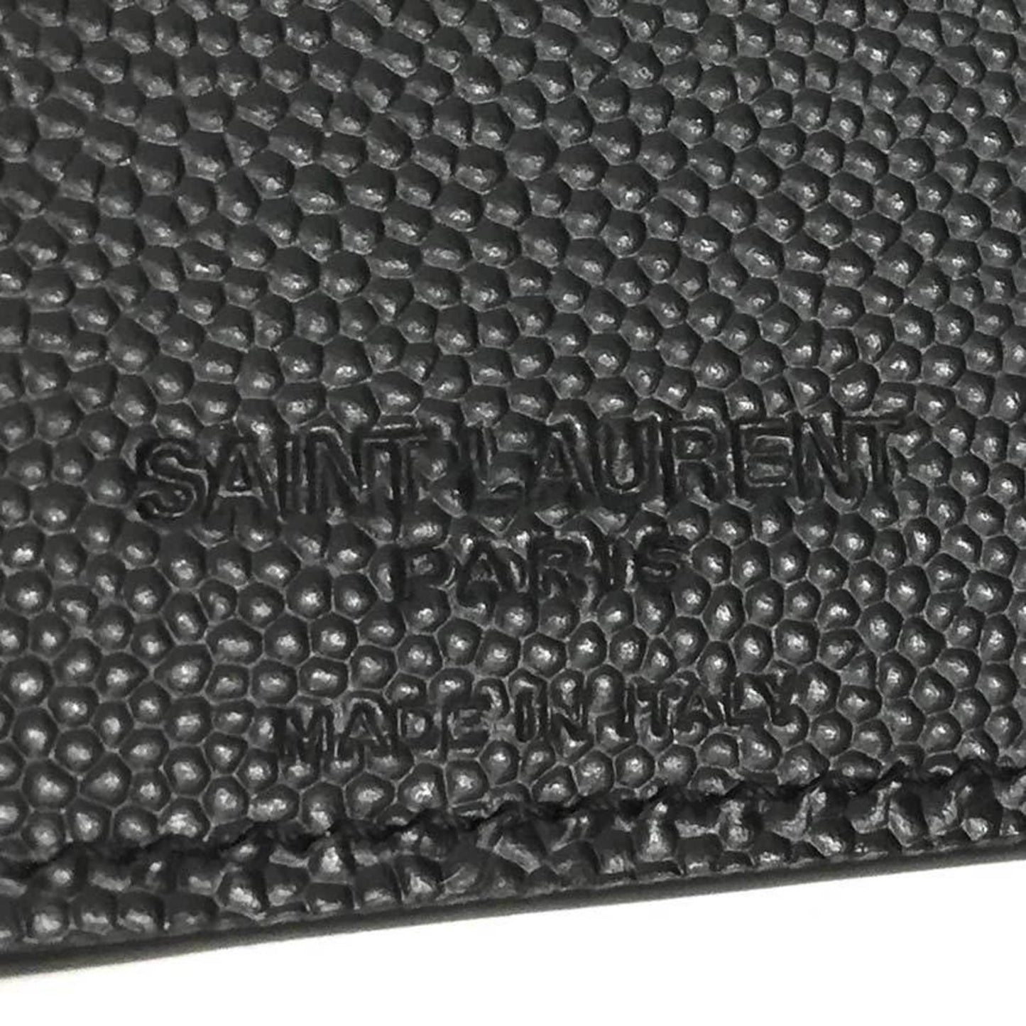 YVES SAINT LAURENT SAINT LAURENT PARIS Saint Laurent Paris Men's Wallet Bifold Classic EAST/WEST 396307 Fold YSL Leather Black