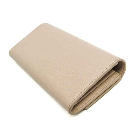 Celine Large Flap Wallet 10B563BEL Women's Calfskin Long Wallet [bi-fold] Beige