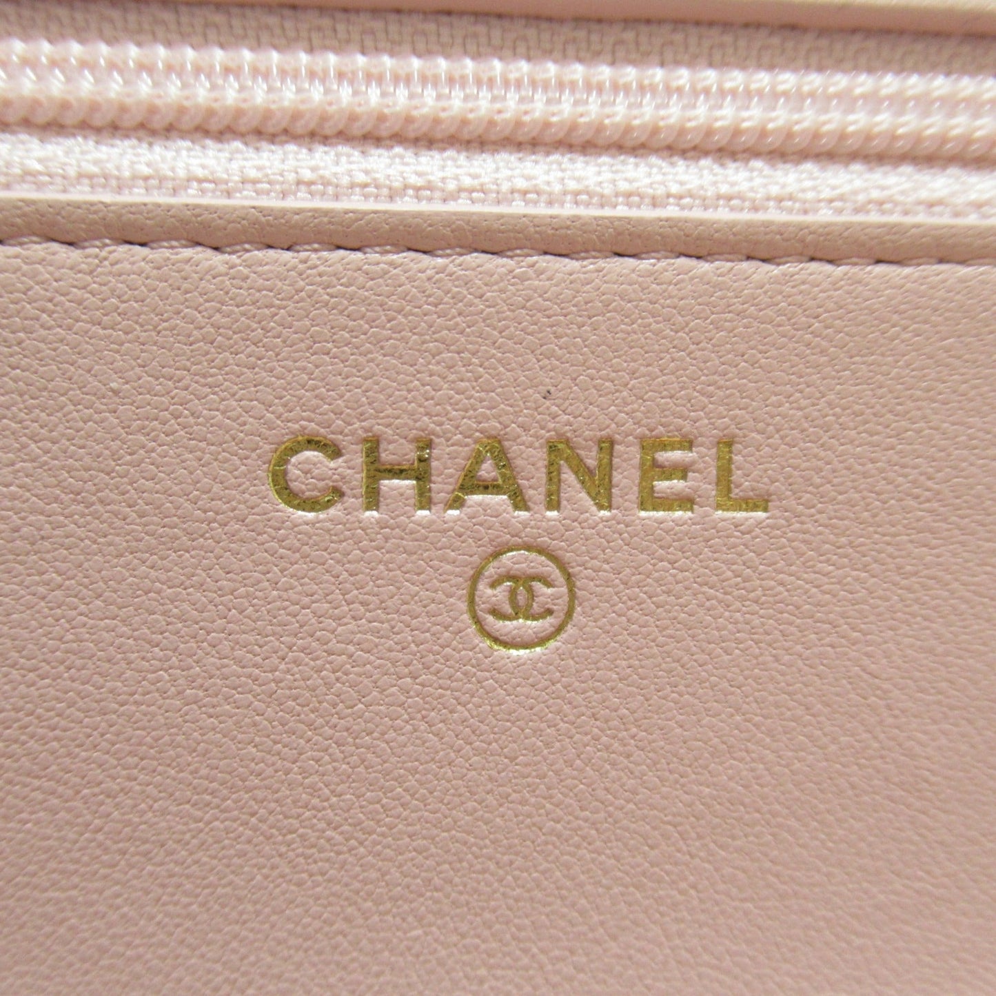 CHANEL19 Chain Wallet Pink Shoulder Bag Pink Lambskin [sheep leather]