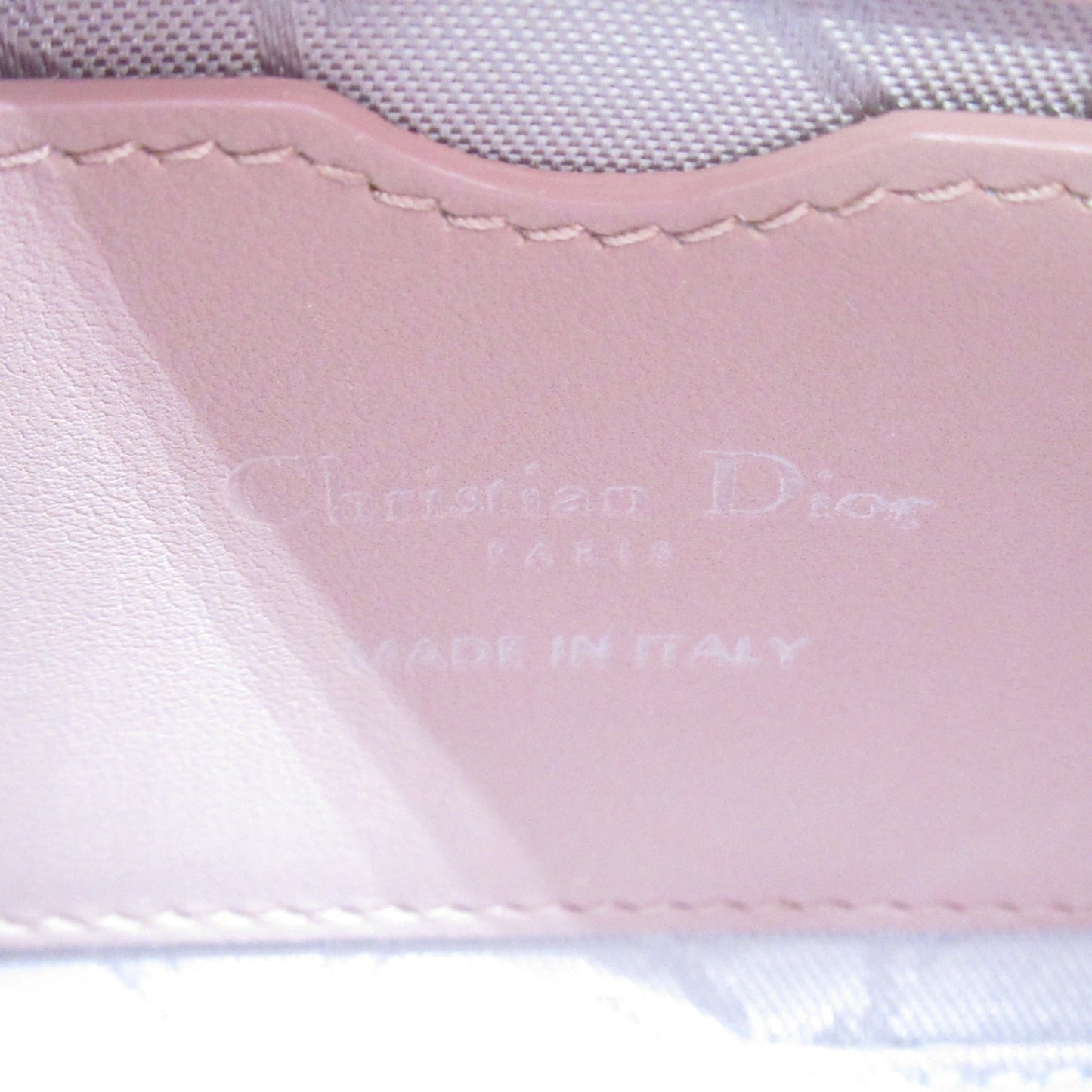 Dior Lady Dior Shoulder Bag Pink Beige Calfskin [cowhide]