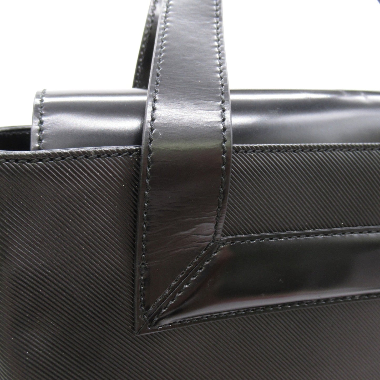 Celine Tote Bag Black Patent leather