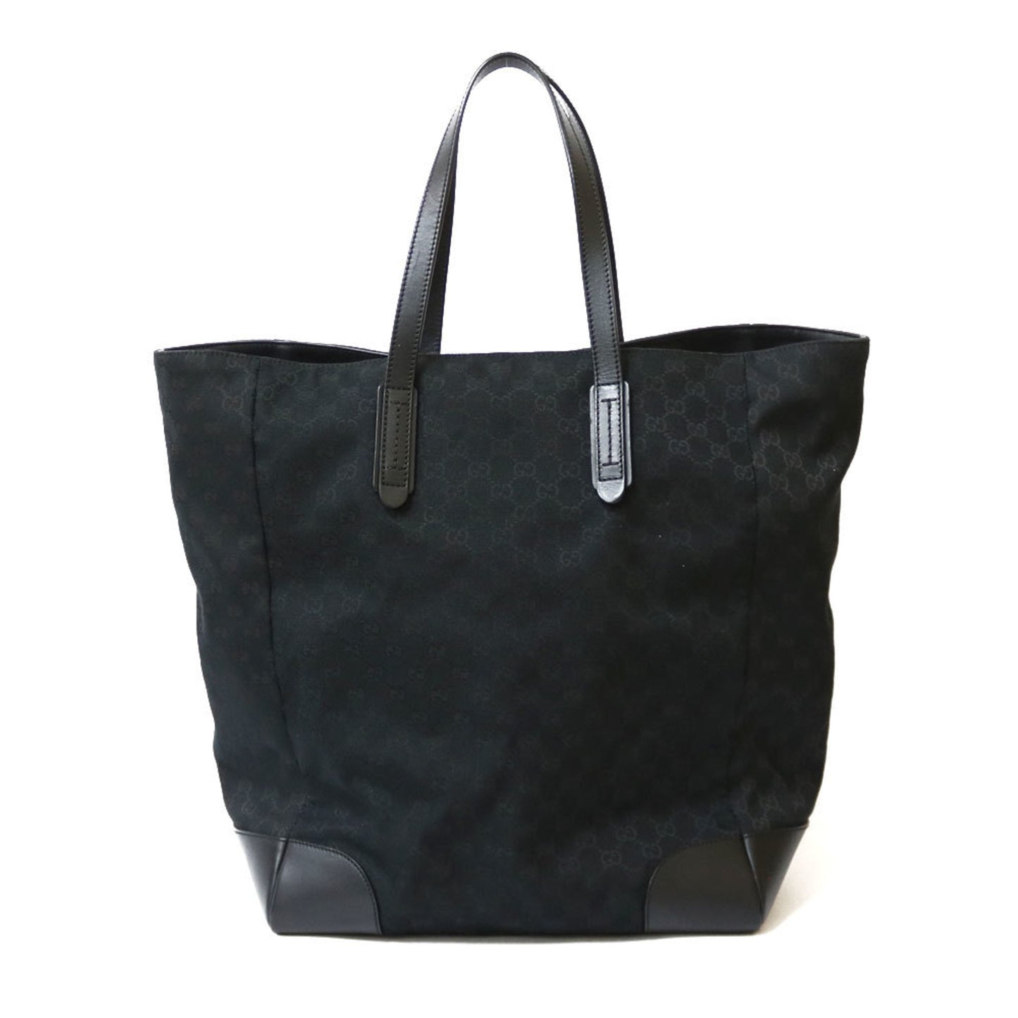 Gucci Shoulder Bag GG Tote Black Ladies