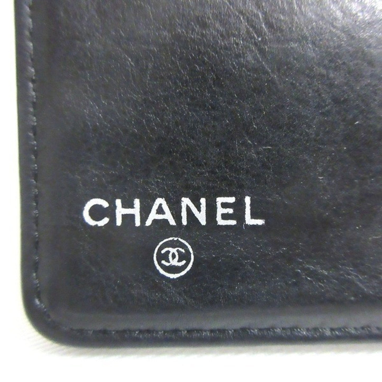 CHANEL Micro Chocolate Bar Coco Mark Long Wallet 2 Fold Women's