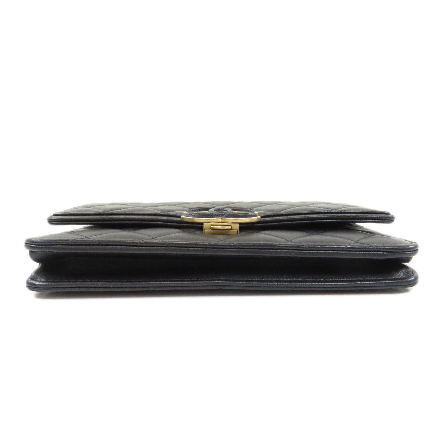 Chanel Chain Matelasse Long Wallet Lambskin Ladies