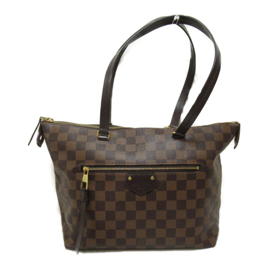 LOUIS VUITTON Jena PM Tote Bag Brown Ebene Damier PVC coated canvas N41012