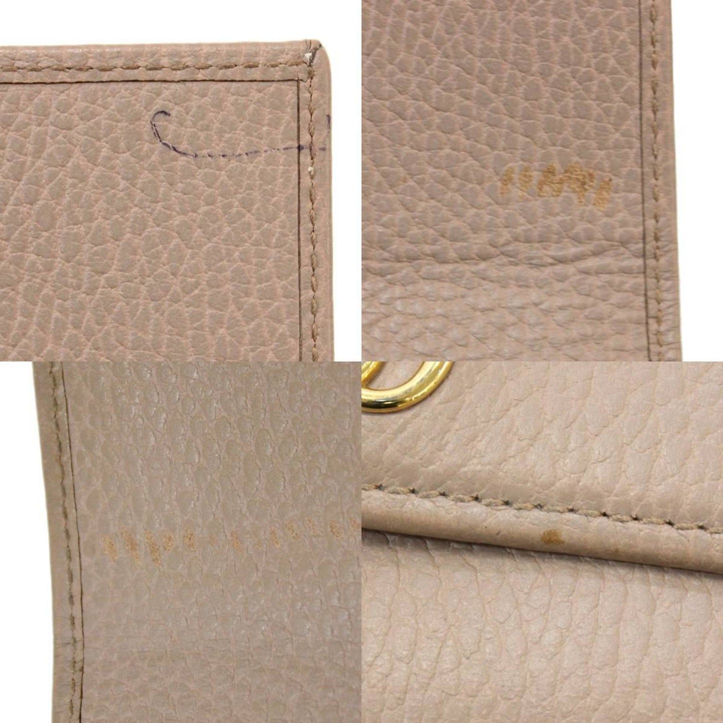 GUCCI GG Marmont Leather Folio Long Wallet