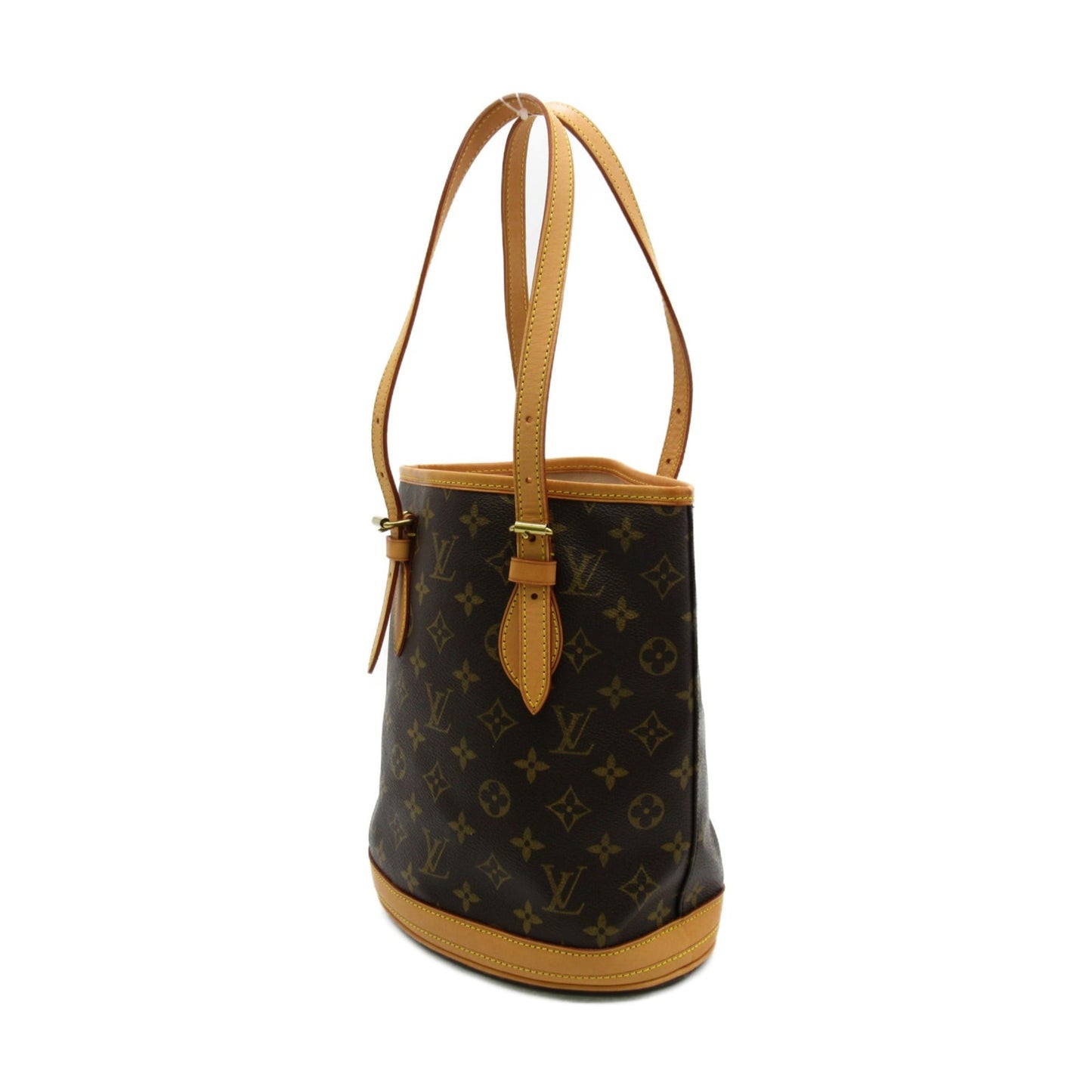 LOUIS VUITTON Bucket 23 Tote Bag Brown Monogram PVC coated canvas M42238