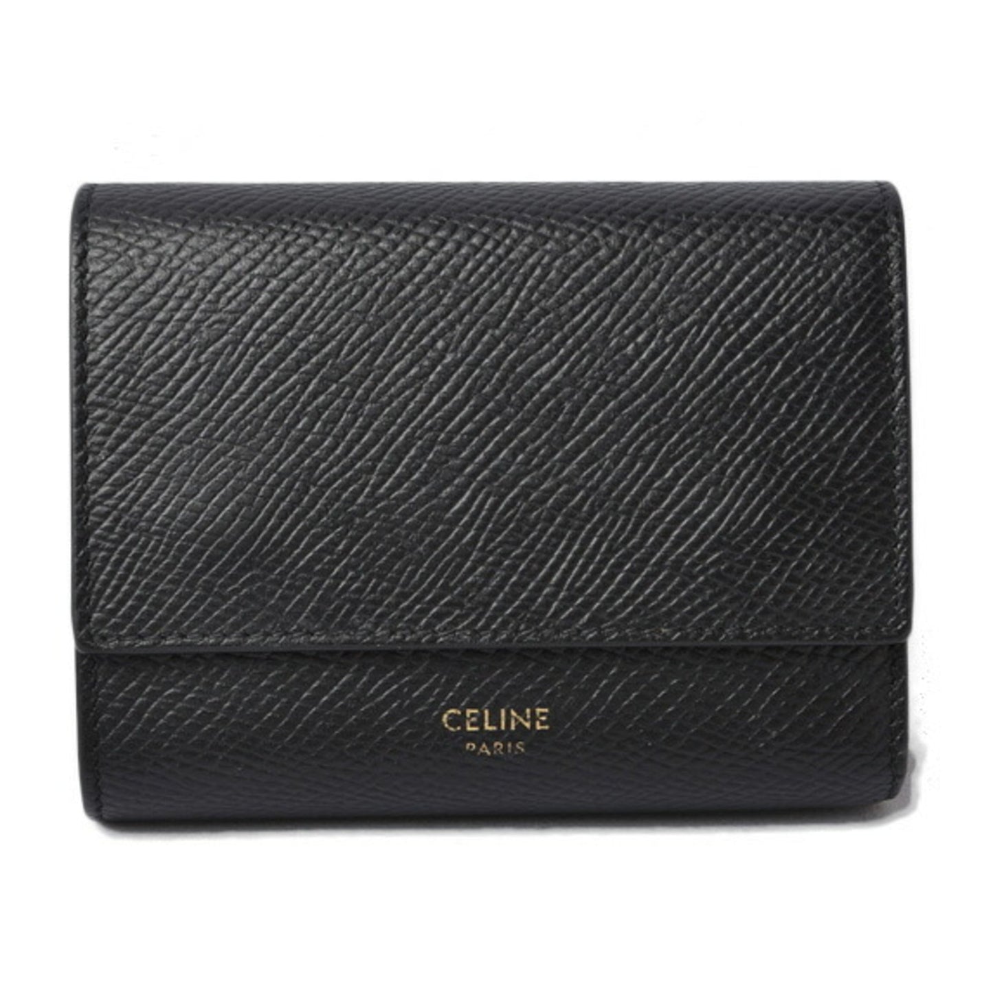 Celine wallet / mini Celine Ladies tri-fold black SMALL TRIFOLD WALLET 10B57 3BEL 38NO BLACK