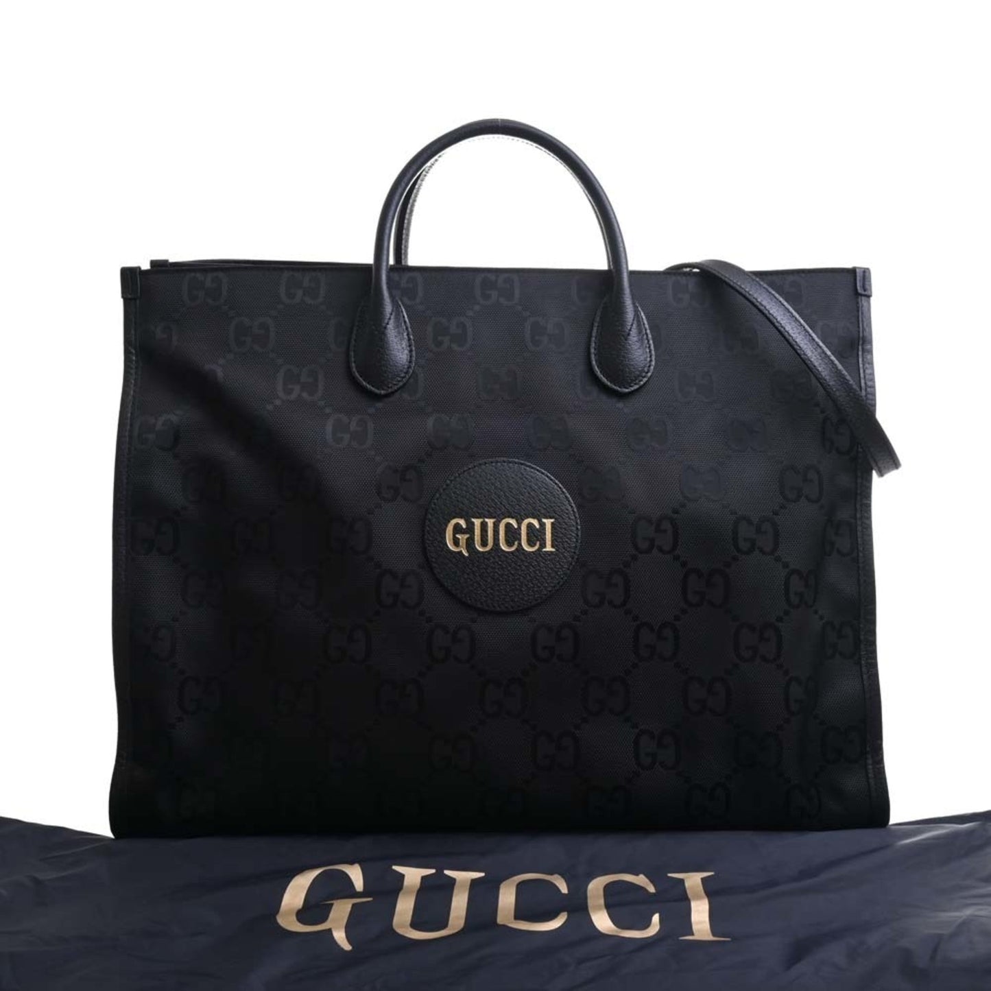 GUCCI Off The Grid GG Nylon Tote Bag 630353 Black Women's