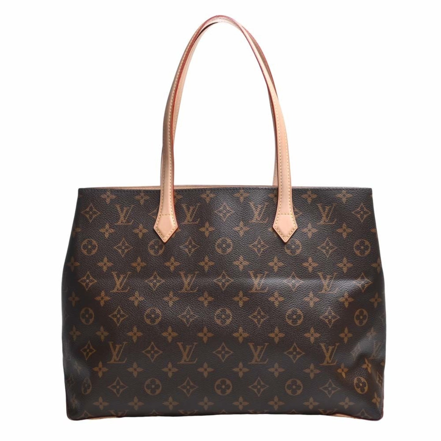 LOUIS VUITTON Monogram Wilshire MM Tote Bag M45644 Brown Women's