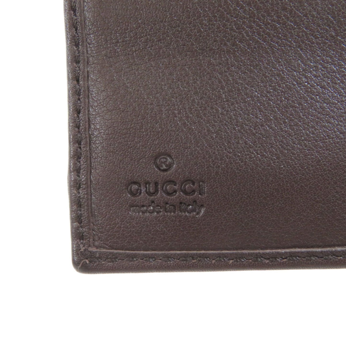 Gucci 245773 GG bi-fold wallet canvas leather men's