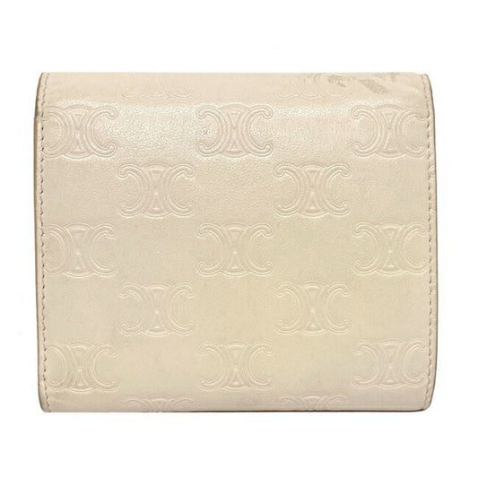 Celine Pink Triomphe 10B57 3BFU Leather Celine Ladies Tri-Fold Wallet Embossed