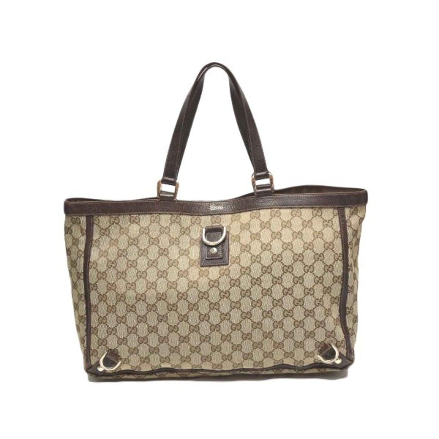 GUCCI handbag GG pattern  brown tote bag