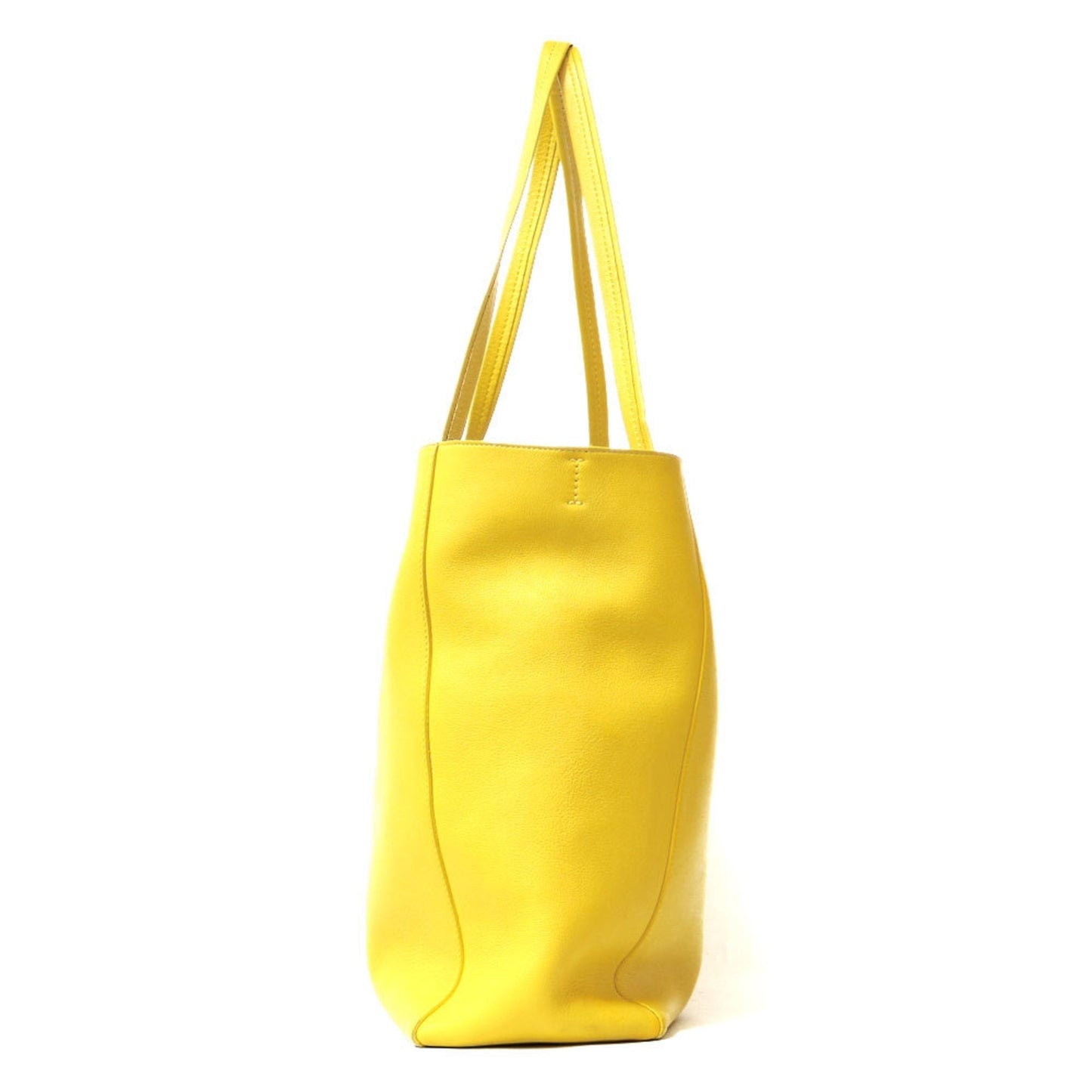 Celine Shoulder Bag Hippo Phantom Tote 2way Yellow Ladies